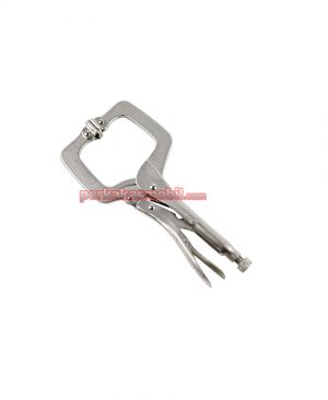 tang buaya penjepit plat 11 inch LOCKING CLAMP WITH SWIVEL PADS MAXPOWER